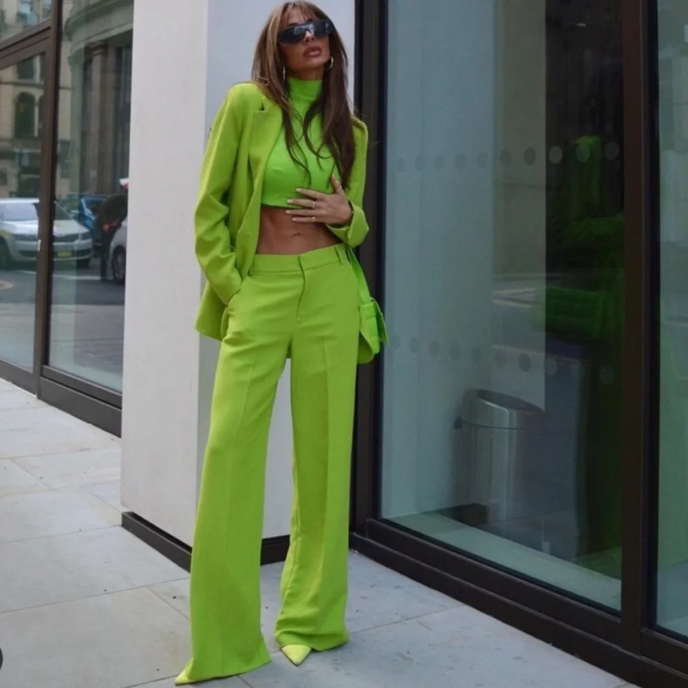 GORGEOUS ZARA NWT 2 Piece Blazer & Pants Set - Picture 2 of 2